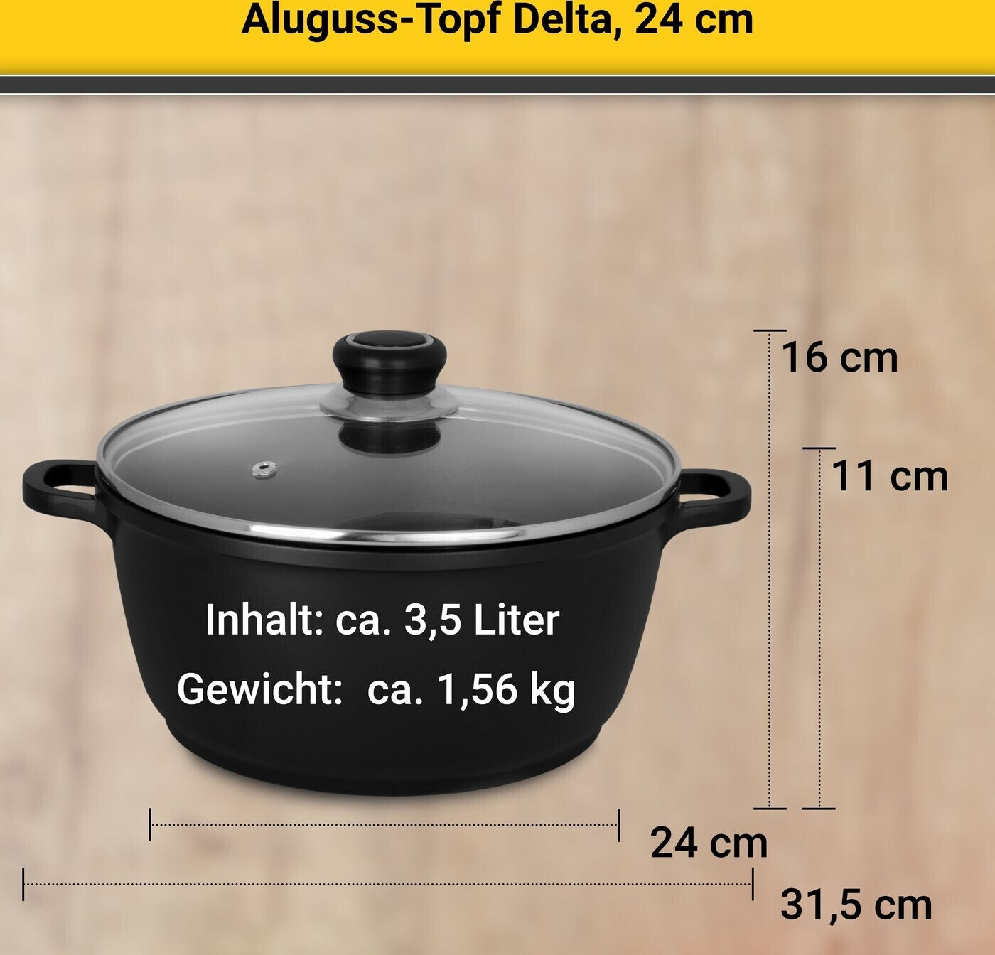Krüger Delta Fleischtopf 24 cm ab 25,99 € | Preisvergleich bei