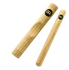 Photos - Percussion Meinl African Wood Claves Hardwood Solid Body 