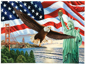 SunsOut Emblemes americains