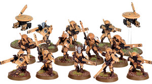 Warhammer 40.000 L'Empire Tau - Guerriers de Feu Tau