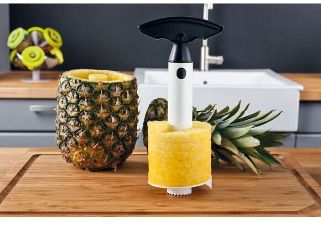Vacu Vin Découpe-ananas – Outil Pour Couper Des Rondelles Parfaites Et évider Le Cœur, Sans Gaspillage, Peau Intacte