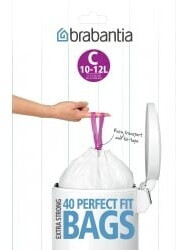 Brabantia Smartfix 40 sacs poubelle 12 L.