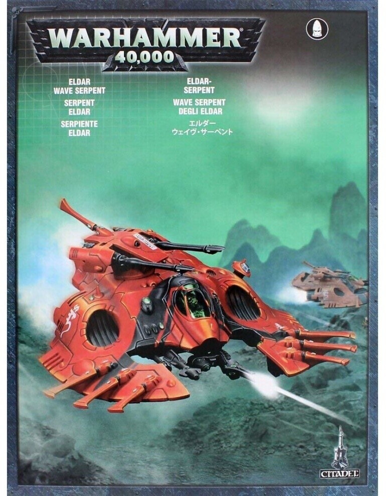 Warhammer 40.000 Les Eldars - Wave Serpent Eldar