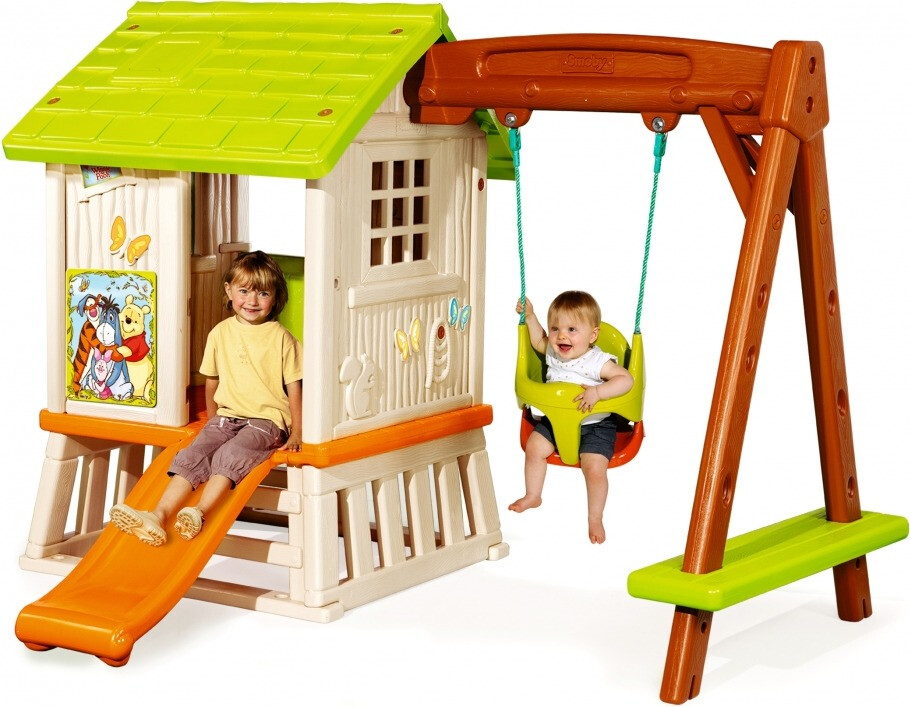 Smoby Winnie The Pooh Swingset Forest House