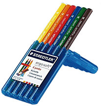 Staedtler Crayons couleur Ergo Soft Jumbo 158 - étui de 6