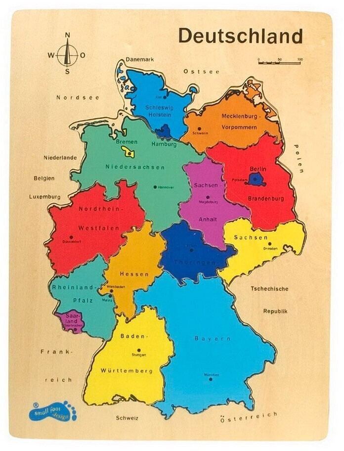 Legler Puzzle Allemagne (16 pièces)