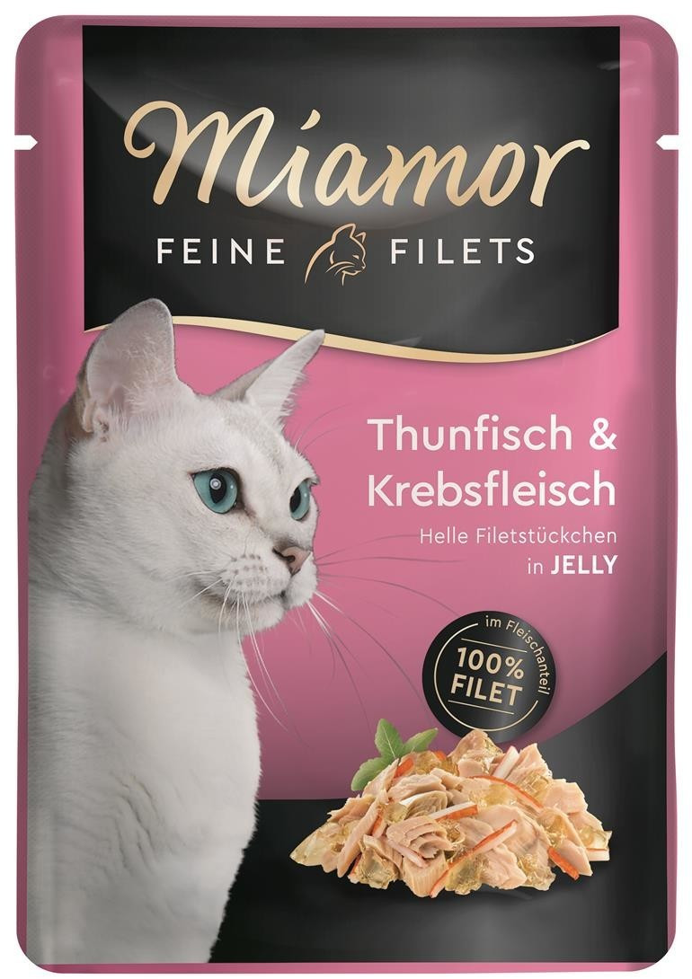 Miamor Filet fin thon et crabe boite (100 g)
