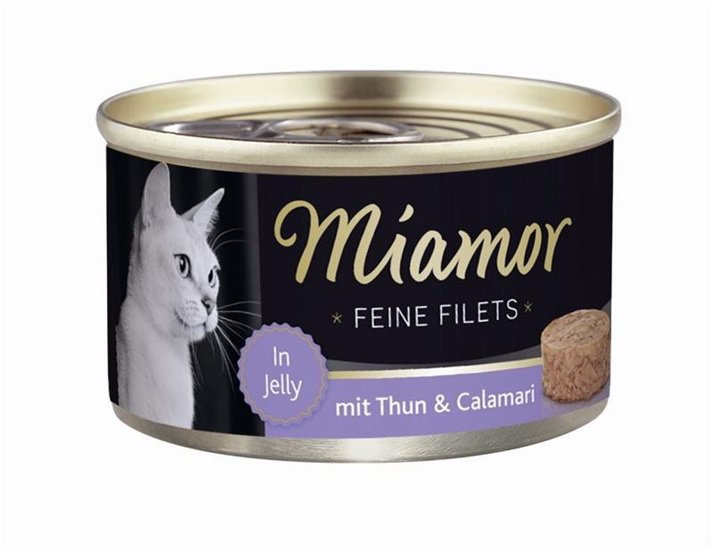 Miamor Filet fin thon et calamar Boite (100 g)