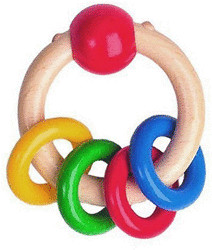 Heimess Hochet 4 anneaux