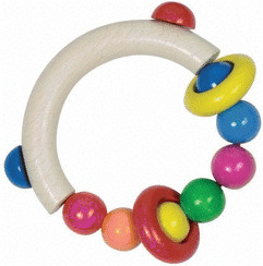 Heimess Hochet demi cercle avec 2 anneaux
