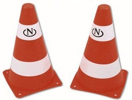 New Sports Toy Traffic Cones Set of 4 Height 23 cm