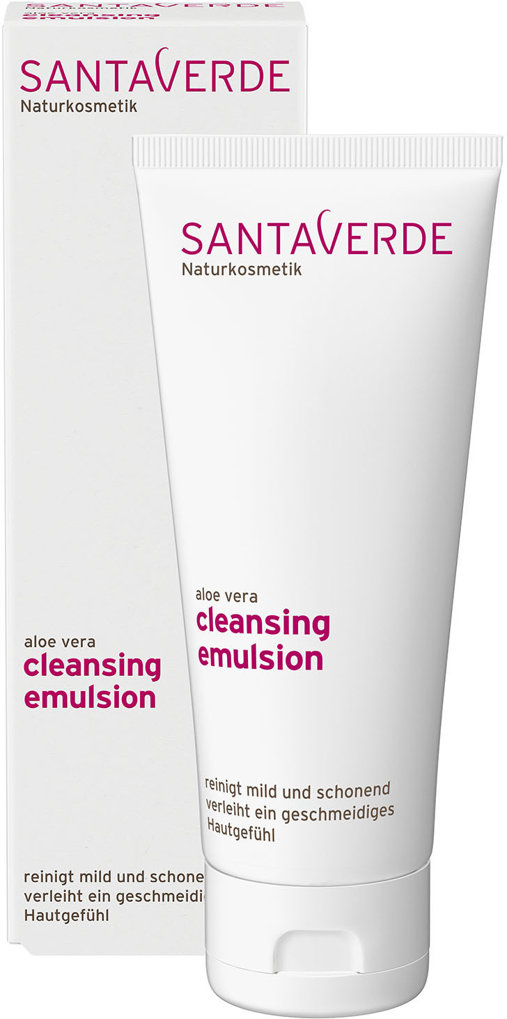 Santaverde Emulsion nettoyante sans parfum à l'aloe vera (100 ml)