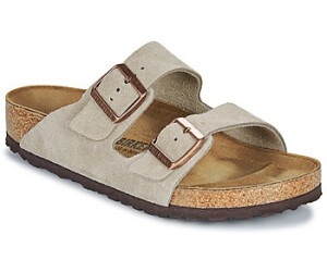 Birkenstock Arizona Veloursleder taupe schmal ab 94 89 Dezember 2024 Preise Preisvergleich bei idealo