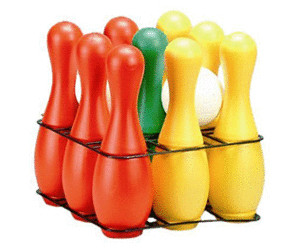 Kegeln Bowling Spielzeug Simba Kegelspiel mit Halterung outdoor Kegel 