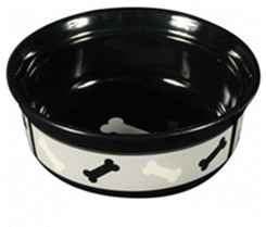 Trixie Ecuelle en ceramique motif os (2,4 l / ø 25 cm)