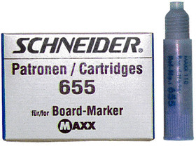 Schneider Cartouche d'encre pour marqueur MAXX110 Bleu- Boîte de 3