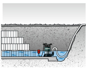 Metabo eau Ventouse Pompe immergée pour TPF 7000 S plat aspirantepomperétangBassin 