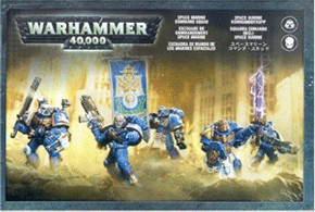 Warhammer 40.000 Space Marines - Escouade de Commandement Space Marine