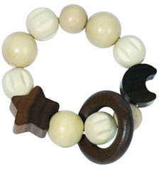 Heimess Hochet élastique Lune et étoile