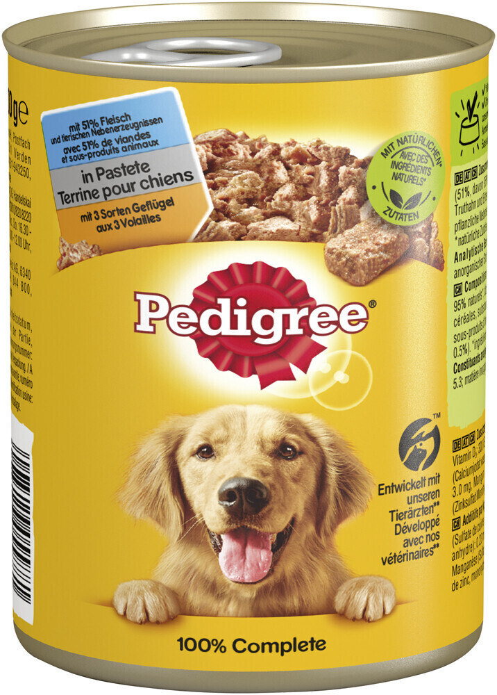 Pedigree Classic Adult 5 Sortes Volailles (400 g)