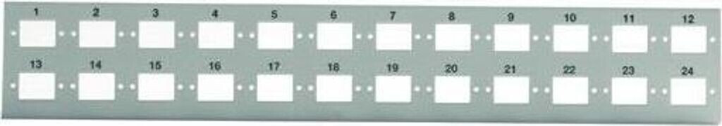 Telegärtner Verteilerplatte für Kombi-Wandbox Mini-Wandverteiler 24xLC-D