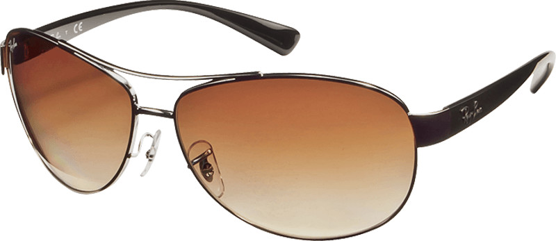 Ray-Ban RB3386 004/13 (gunmetal/brown gradient)