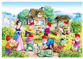Castorland Snow White and the Seven Dwarfs (120 Teile)
