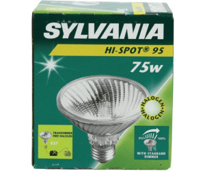 e27 Sylvania Hi-Spot 95 Halogen 75w 240 V Flood 30° Made in Belgium 11 Reflektor 
