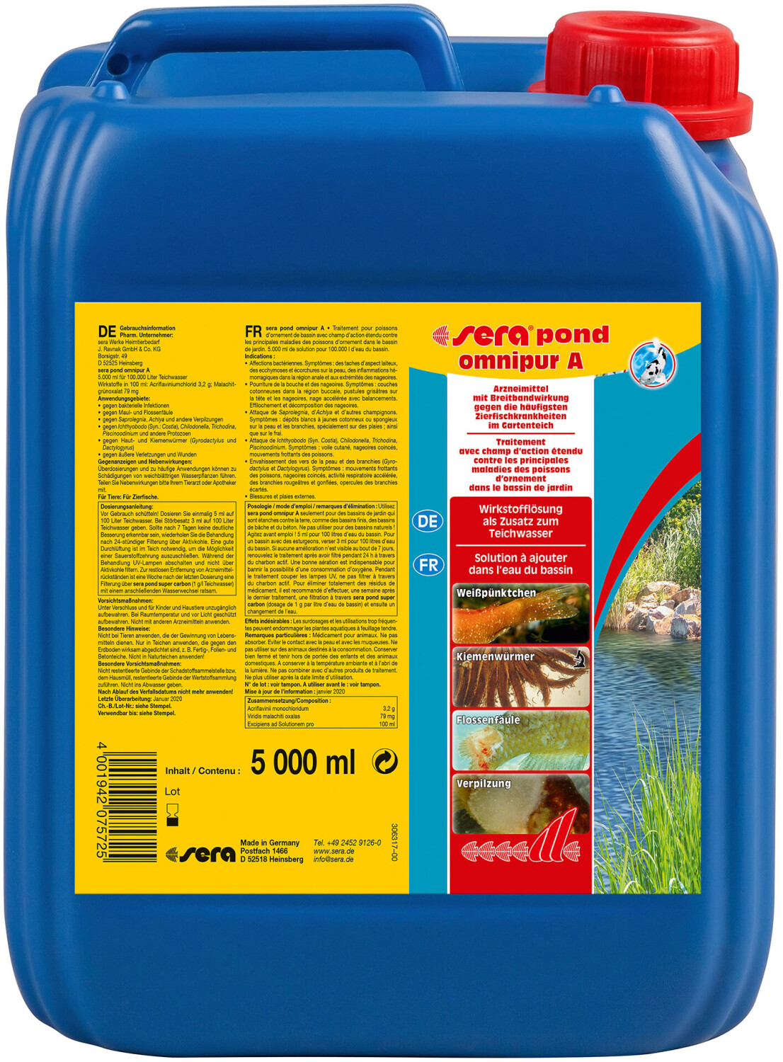 sera pond omnipur (5000 ml)