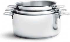 De Buyer Twisty set de casseroles 3 pièces