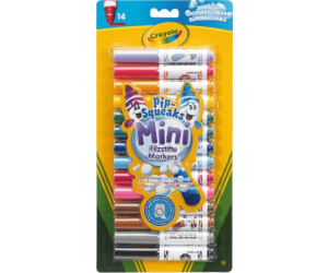 PIPSQUEAKS Washable Childrens Pens 14 CRAYOLA MINI COLOUR MARKERS NEW SEALED 