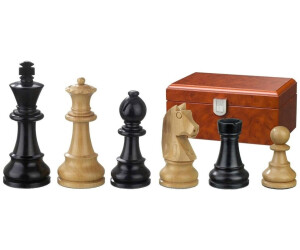 Schachfiguren Ludwig XIV – Königshöhe 70 Mm, Gewichtet, Buchsbaum, In Figurenbox
