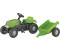 Rolly Toys rollyKid Tractor with Trailer green