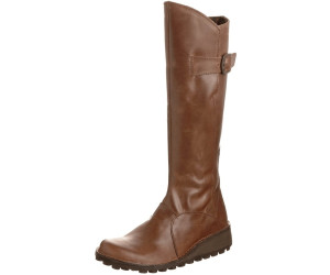 Fly London Mol 2 Womens Ladies Leather Zip Up Knee High Wedge Boots Size UK 4-8