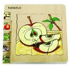 beleduc Puzzle à étages Pomme