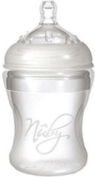 Nuby Biberon silicone 210 ml Natural Touch