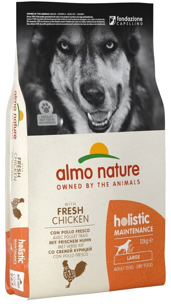 Photos - Dog Food Almo Nature Large Adult Chicken & Rice  (12 kg)