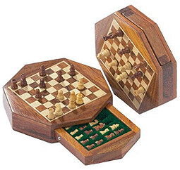 Philos-Spiele Jeu d'échecs de voyage Octagon (2718)