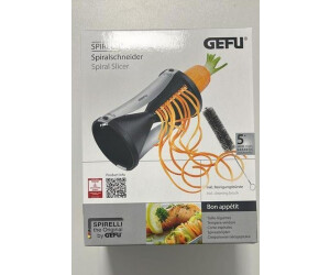 Gefu Coupe Spirale Spirelli, Coupe Légumes, avec Récipient à Déchets, Acier inoxydable/Plastique, Violet, 89264 Gefu Coupe Spirale Spirelli, Coupe Légumes, avec Récipient à Déchets, Acier inoxydable/Plastique, Violet, 89264