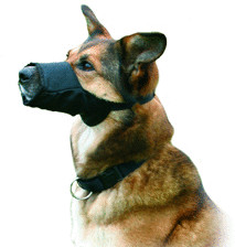 Trixie Size 5 Full Nylon Dog Muzzle For Dog Training