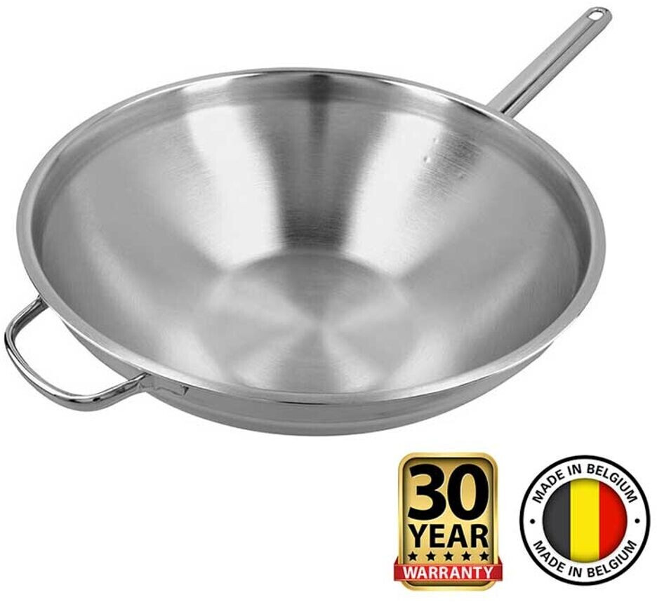 Demeyere Wok con fondo piatto 36 cm a € 213,06 (oggi)