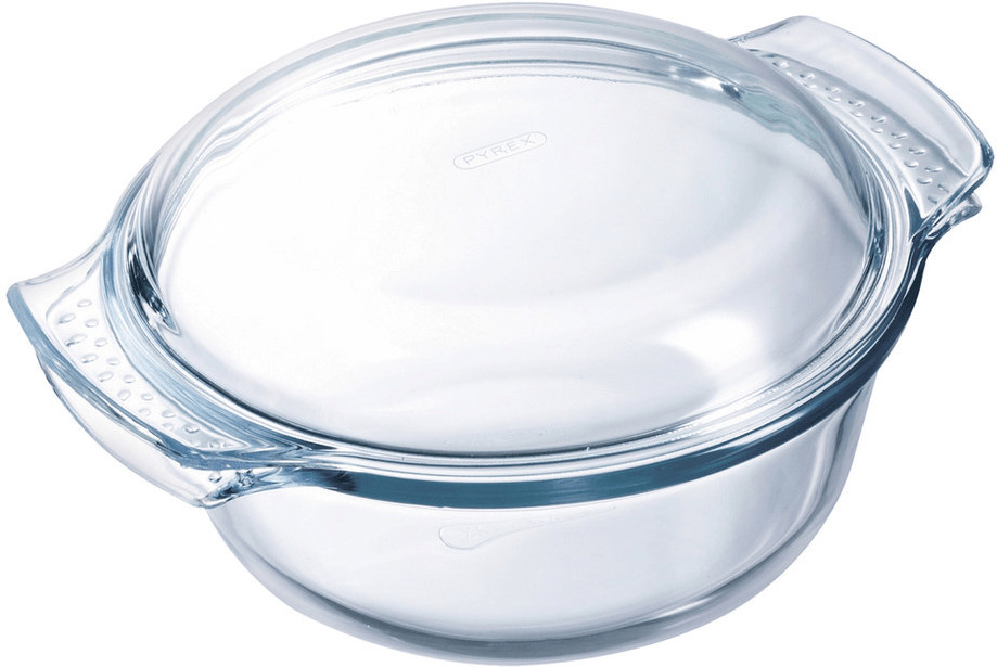Pyrex Cocotte ronde 1l avec couvercle