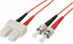 InLine LWL Câble Duplex ST/SC 50/125 OM2 10m