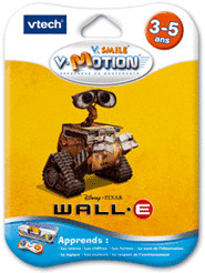VTech - Cartouche Jeu V.Smile Motion Wall.E - Éducatif 3-5 Ans - Compatible V.Smile Motion