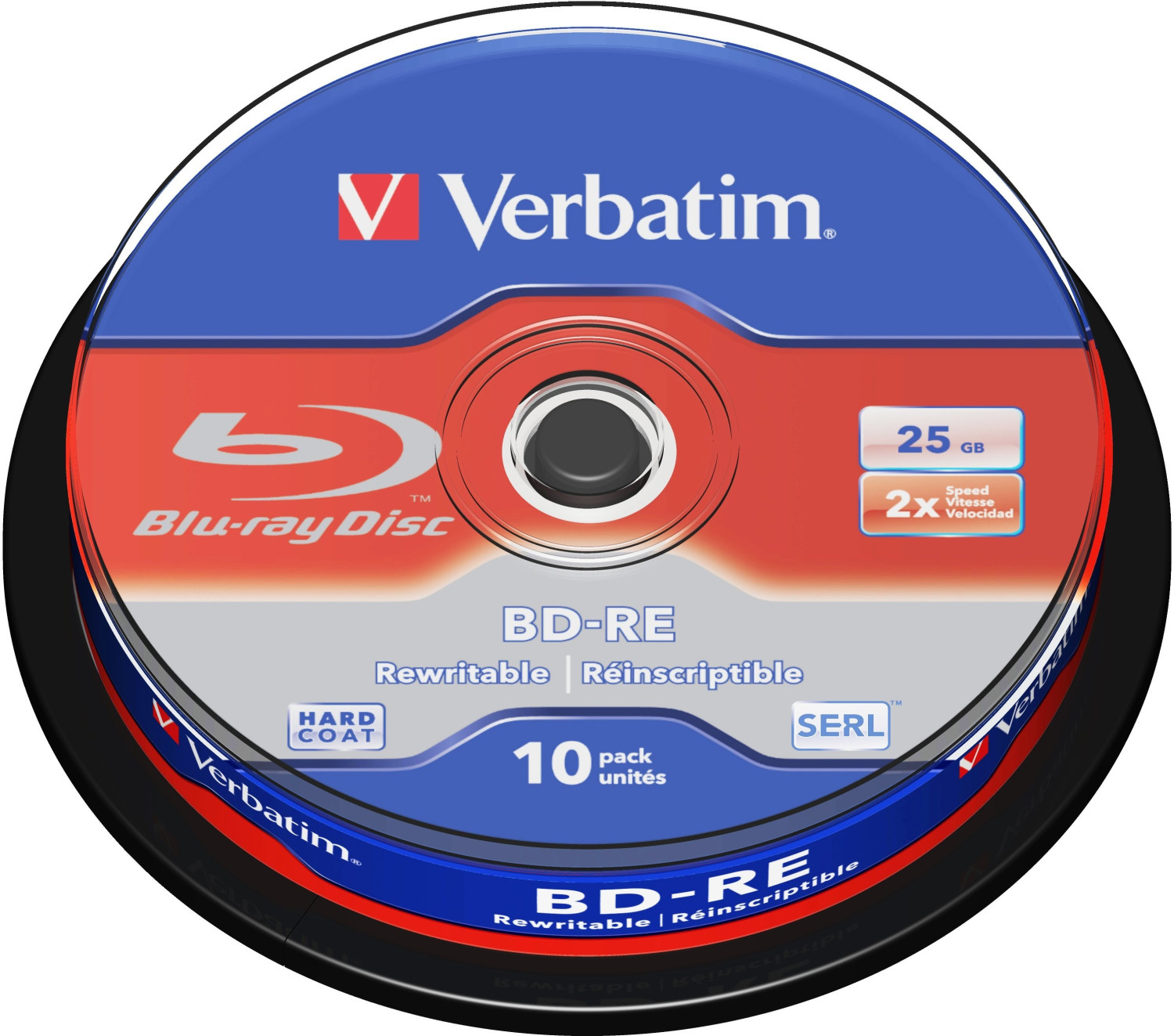 Verbatim BD-RE 25GB 135min 2x 10pk Spindle