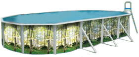 TOI Bosque Ovalada 550 x 366 x 120 cm (8326)