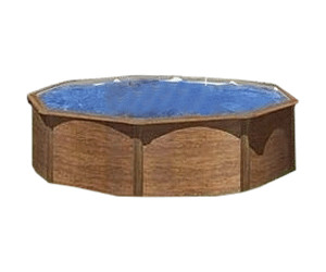 Piscina desmontable de acero madera Pacific - 350x120