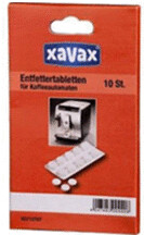 Xavax Tablettes de nettoyage pour cafetière