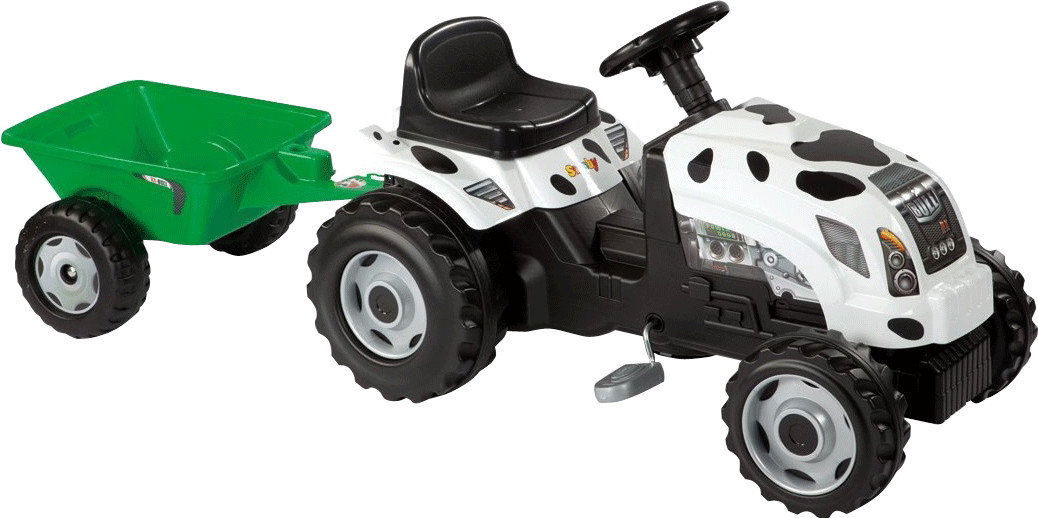Smoby Cow Tractor with Trailer