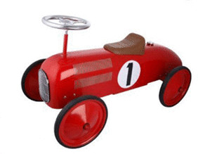 Great Gizmos Classic Red Racer Porteur